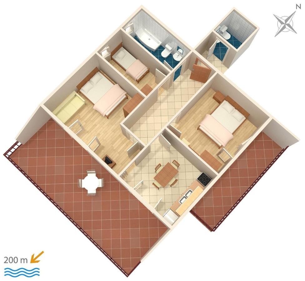 Apartments With A Parking Space Srima - Vodice, Vodice - 6099 Exterior foto